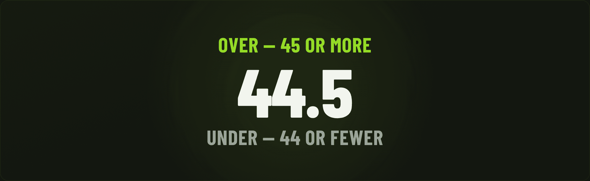 over and under